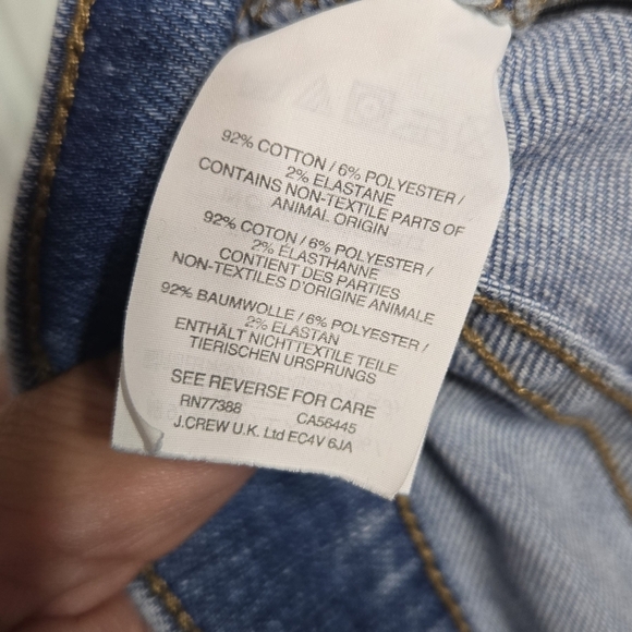 Madewell 10" High Rise Skinny Jeans Tulip Hem Sz 29 - Picture 4 of 12